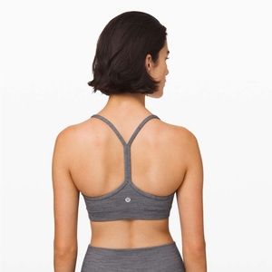 Lululemon Flow Y Bra - Heather Gray